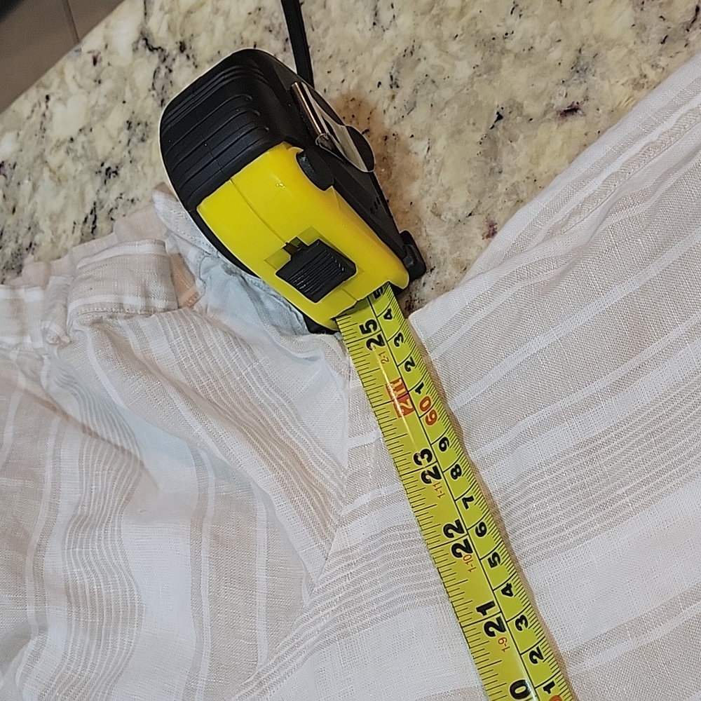 BROOKS BROTHERS Irish linenshort sleeve camp collar  STRIPED sport SHIRT - Picture 10 of 12